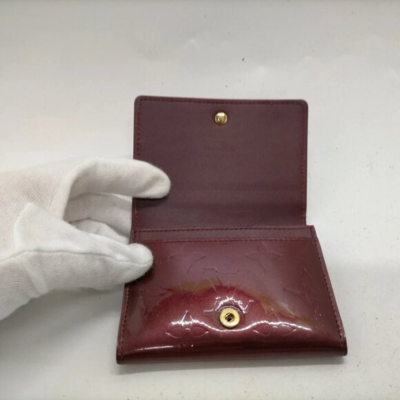 Louis Vuitton LV Card Case Bordeaux Vernis 130-082325 - Picture 5 of 9